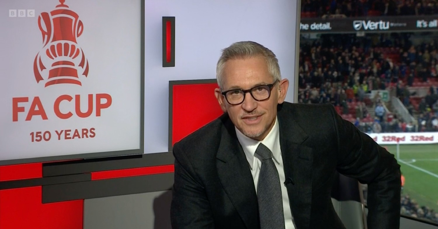 gary lineker fa cup 2022