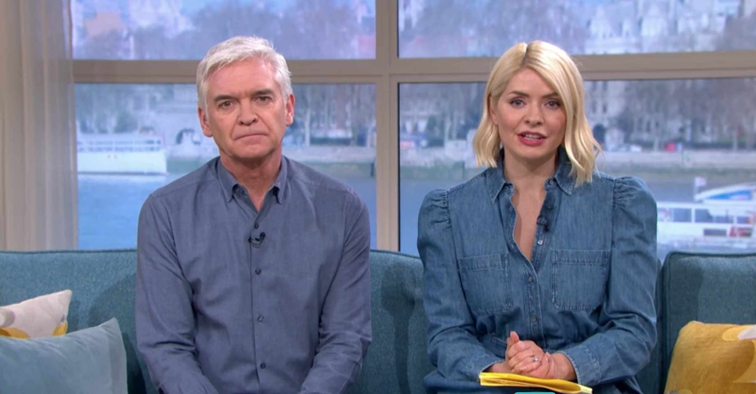 this morning on itv with Holly and Phil