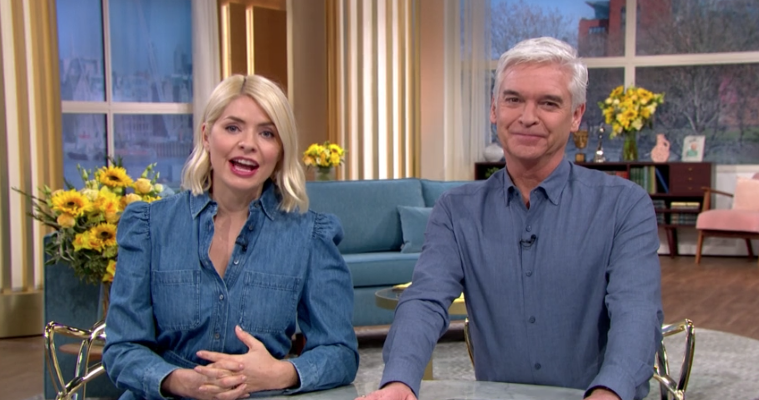 this morning host holly willloughby with phil