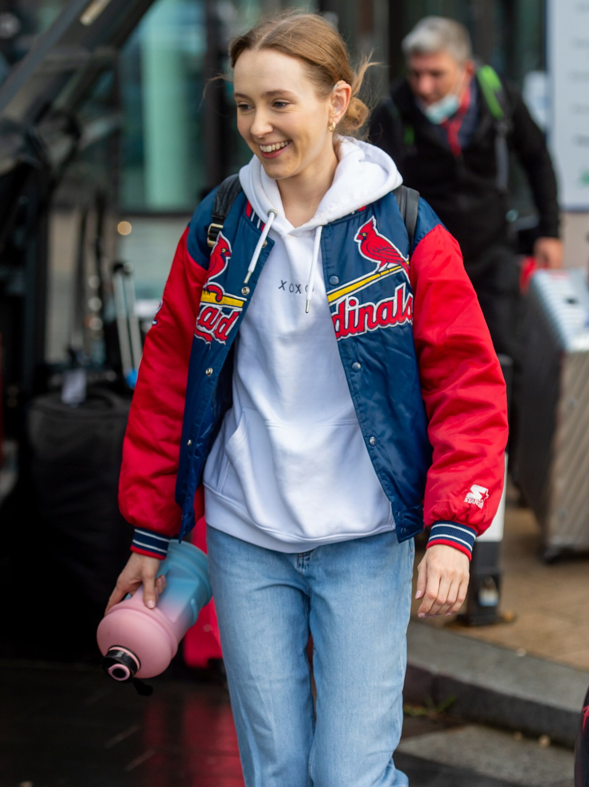 Rose Ayling-Ellis smiling during outing