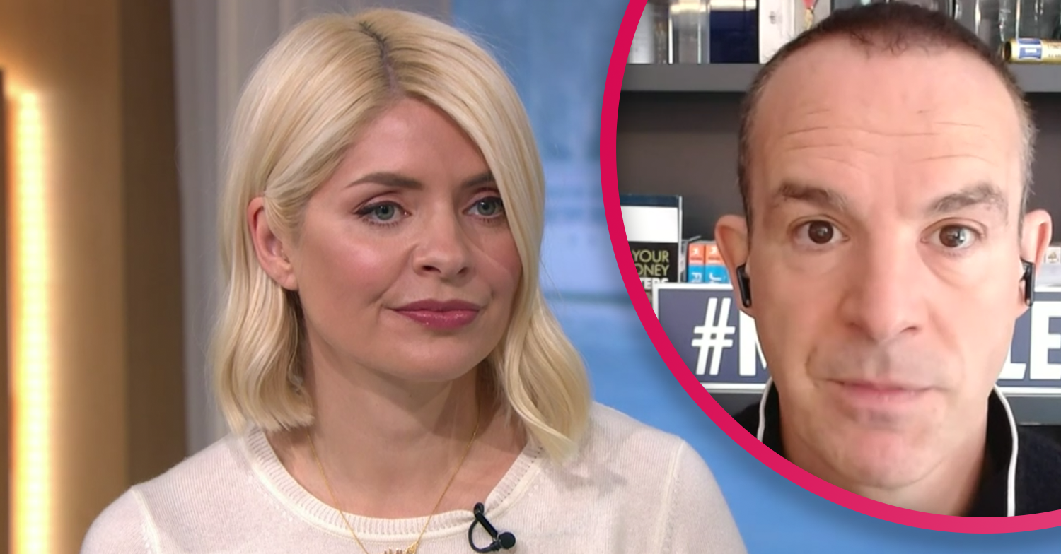 Holly Willoughby on This morning with Martin Lewis