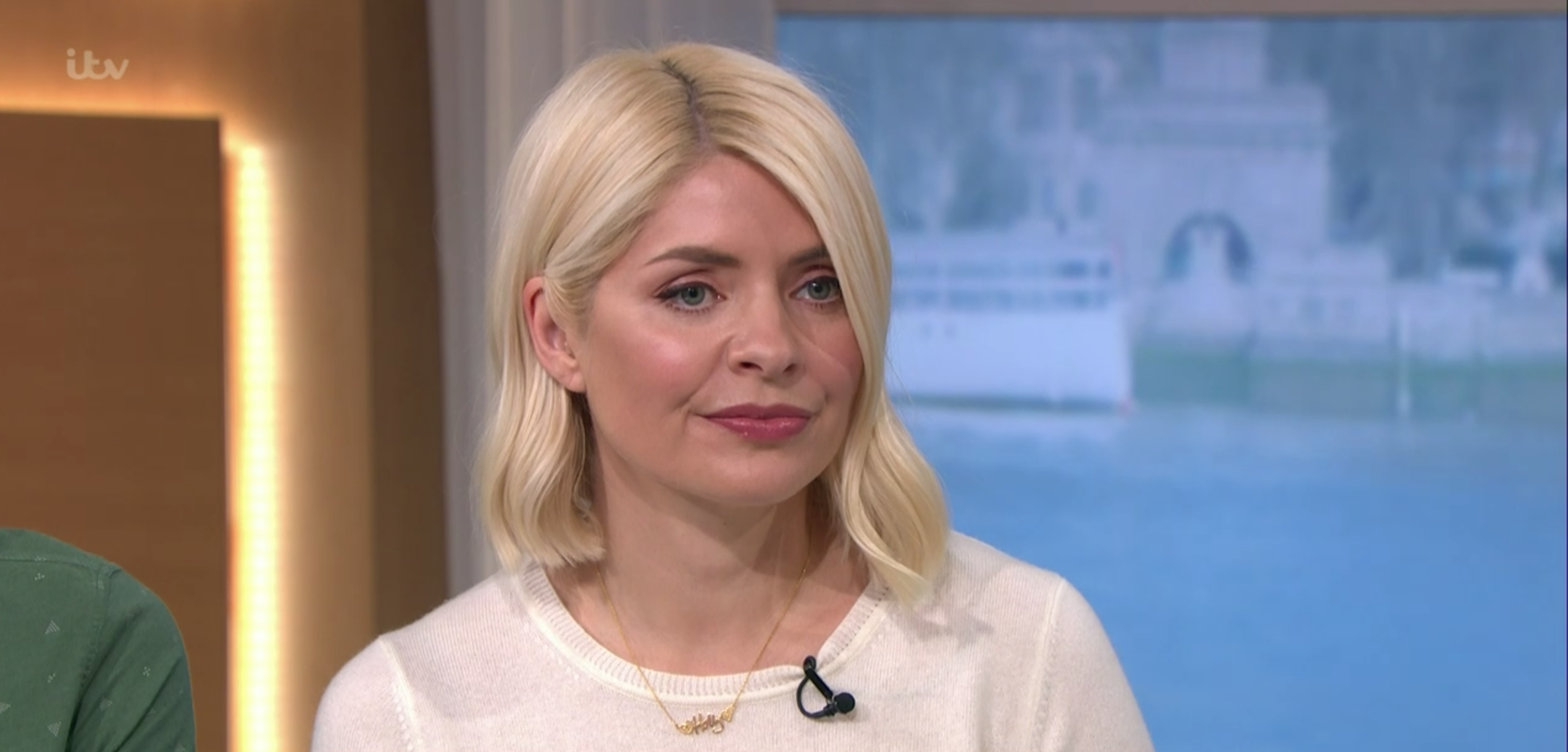 Holly Willoughby on This morning with Martin Lewis