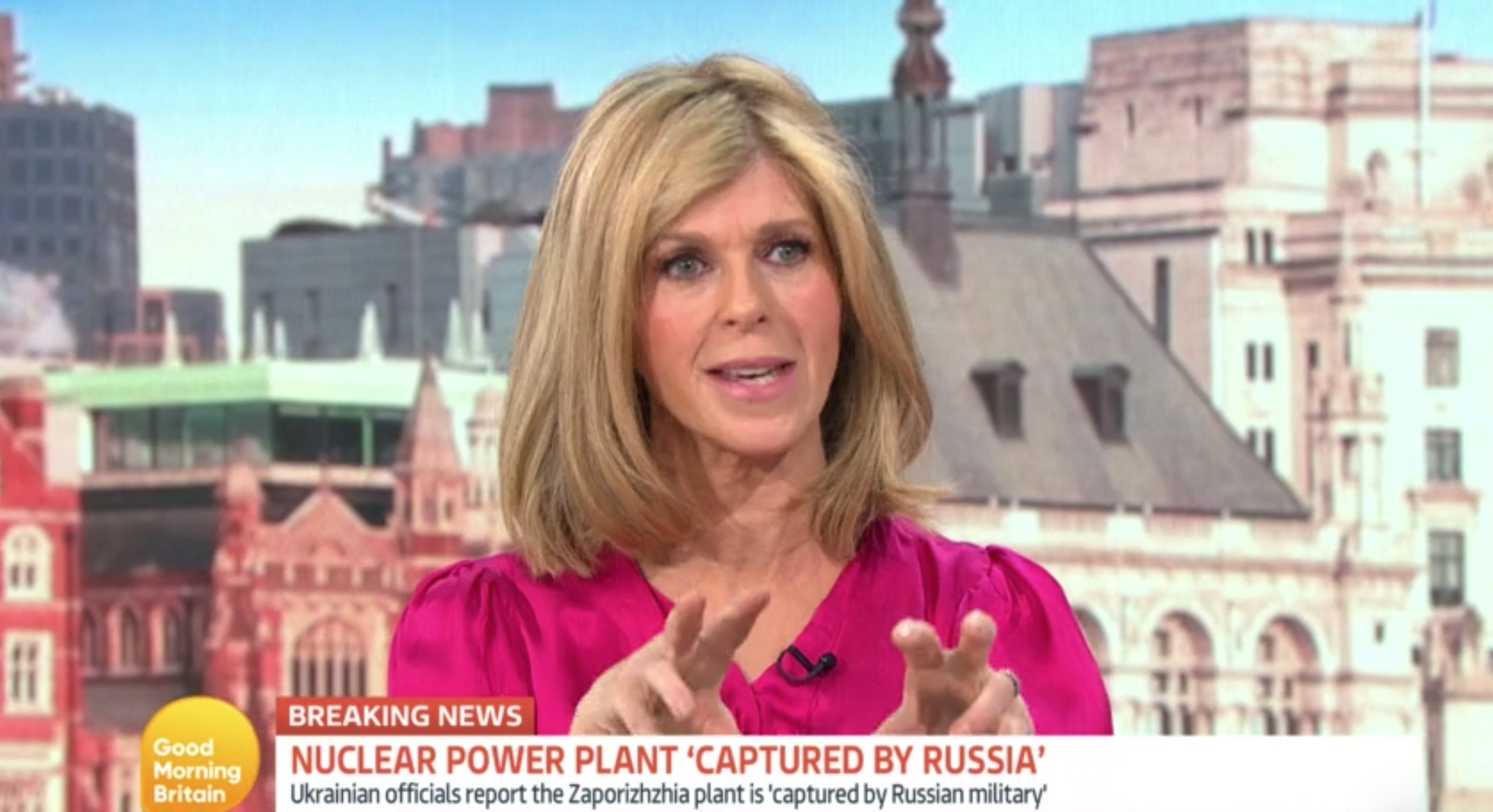 Kate Garraway on GMB