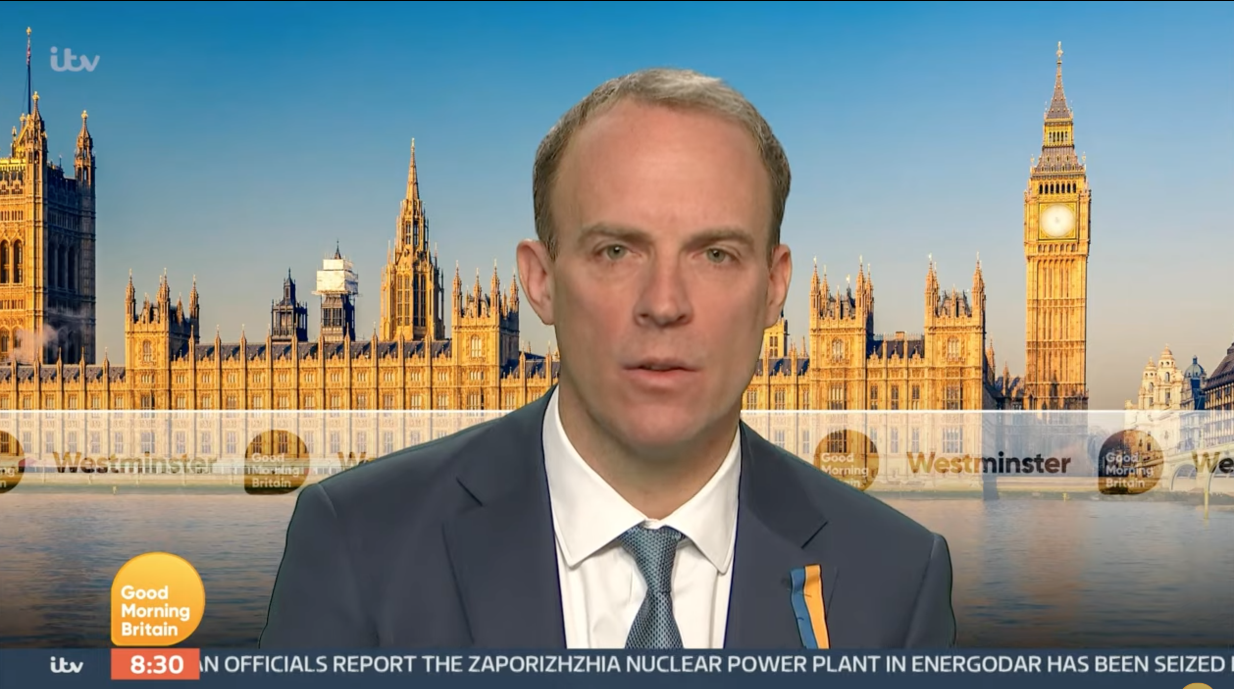 Dominic Raab talking about Gavin Williamson