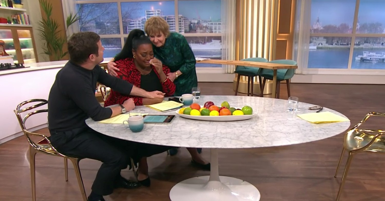 Alison Hammond breaks down on This Morning