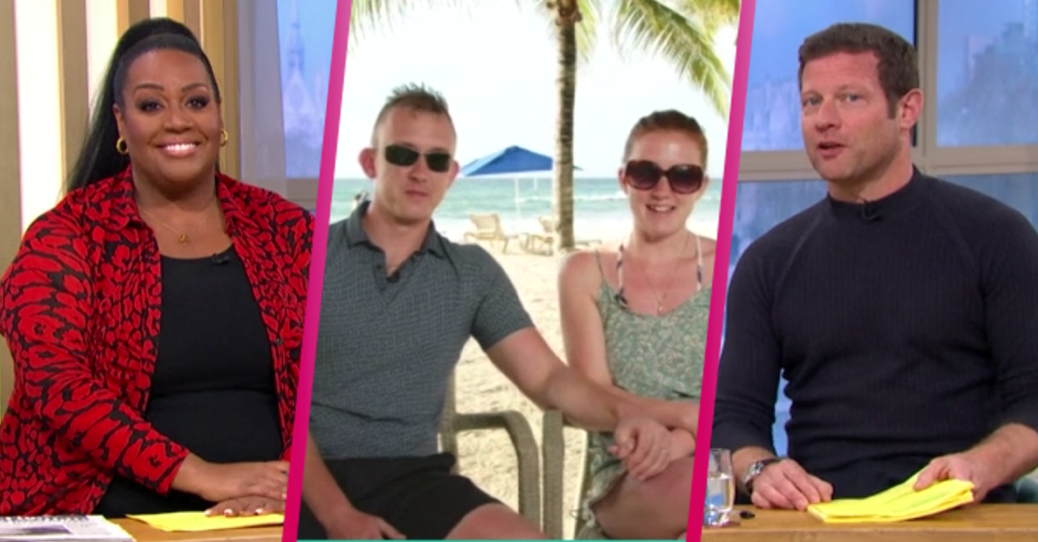 Couple on This Morning today on honeymoon