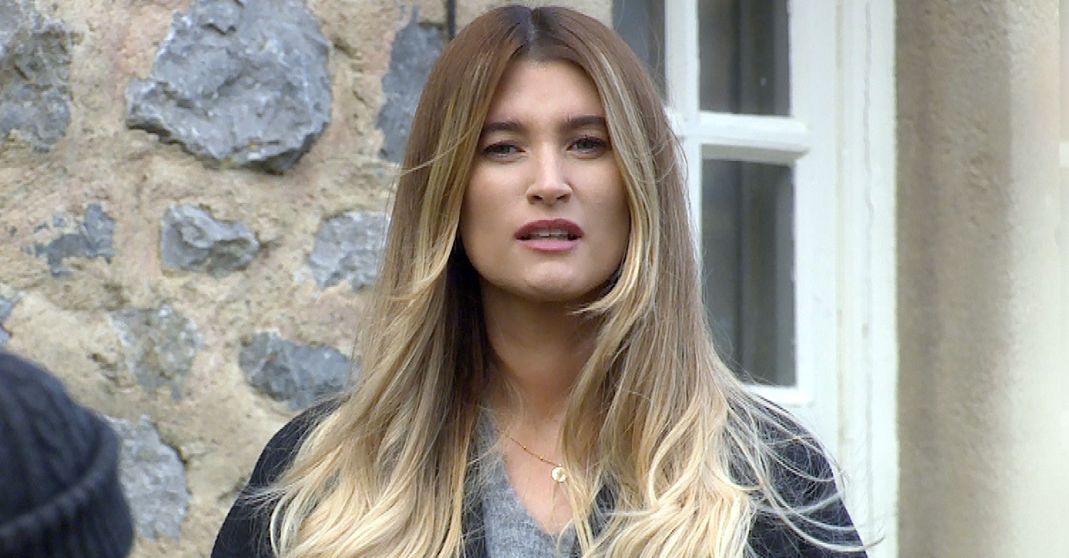 Debbie Dingle looking wistful in Emmerdale