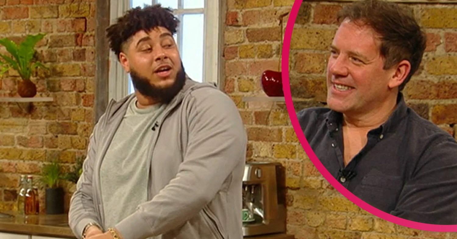 Matt Tebbutt and Big Zuu on saturday kitchen today