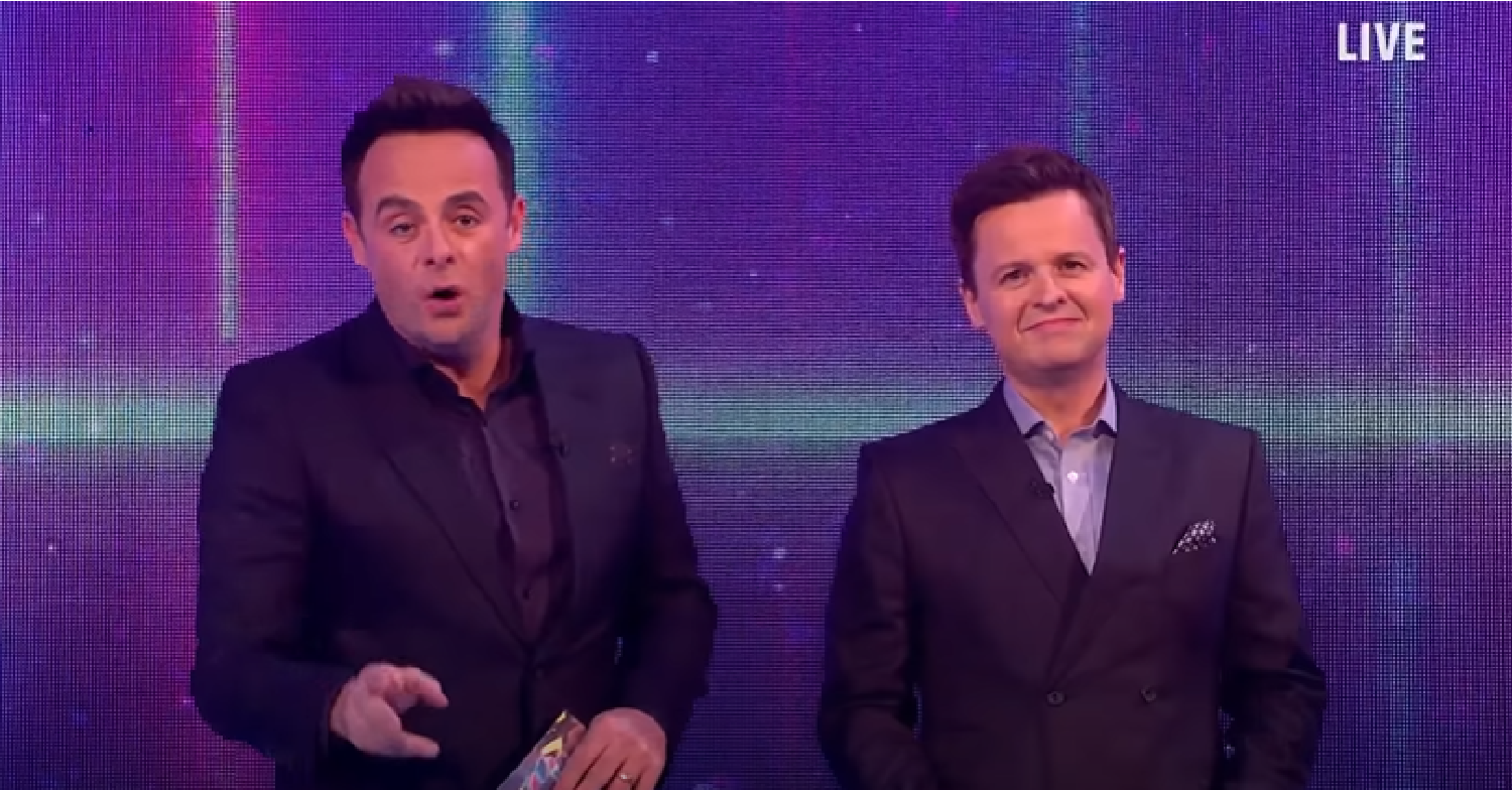 Ant and Dec on Saturday Night Takeaway