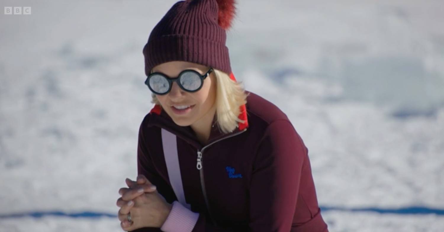 The One Show viewers got a glimpse of Holly in Freeze the Fear last Friday