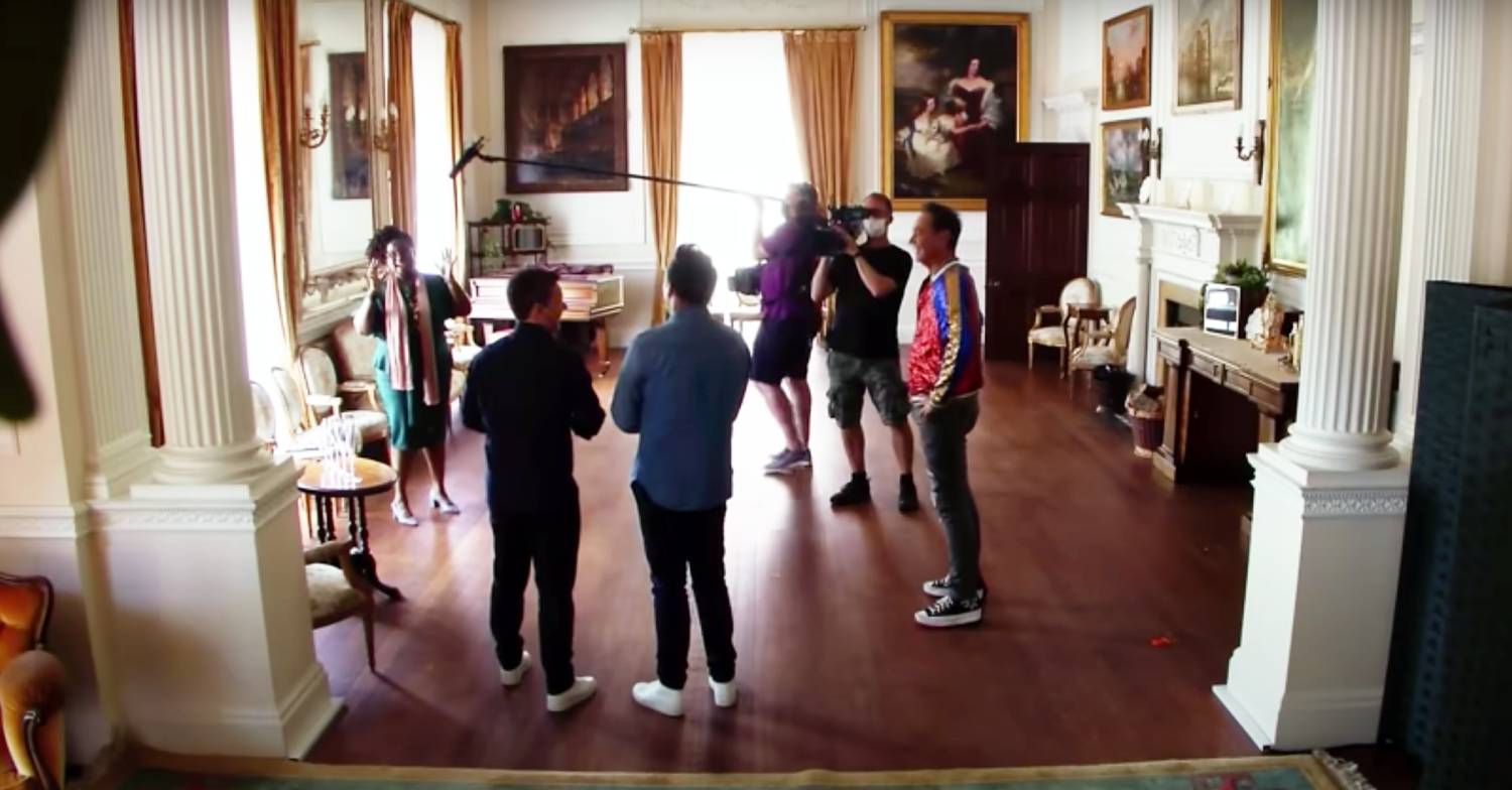 The TV stars pranked unsuspecting wedding planners at a stately home