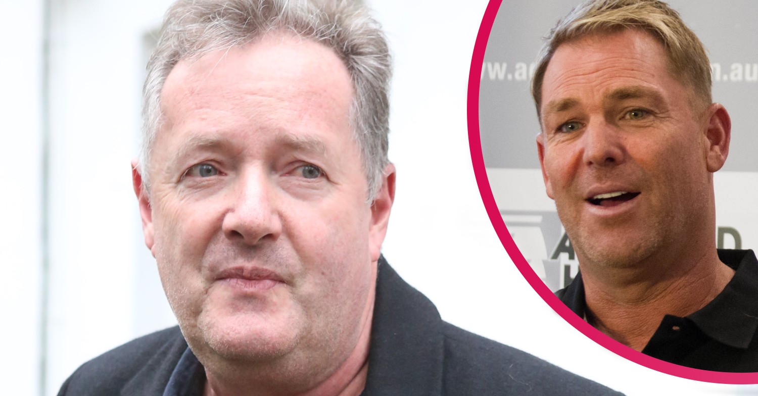 piers morgan and shane warne