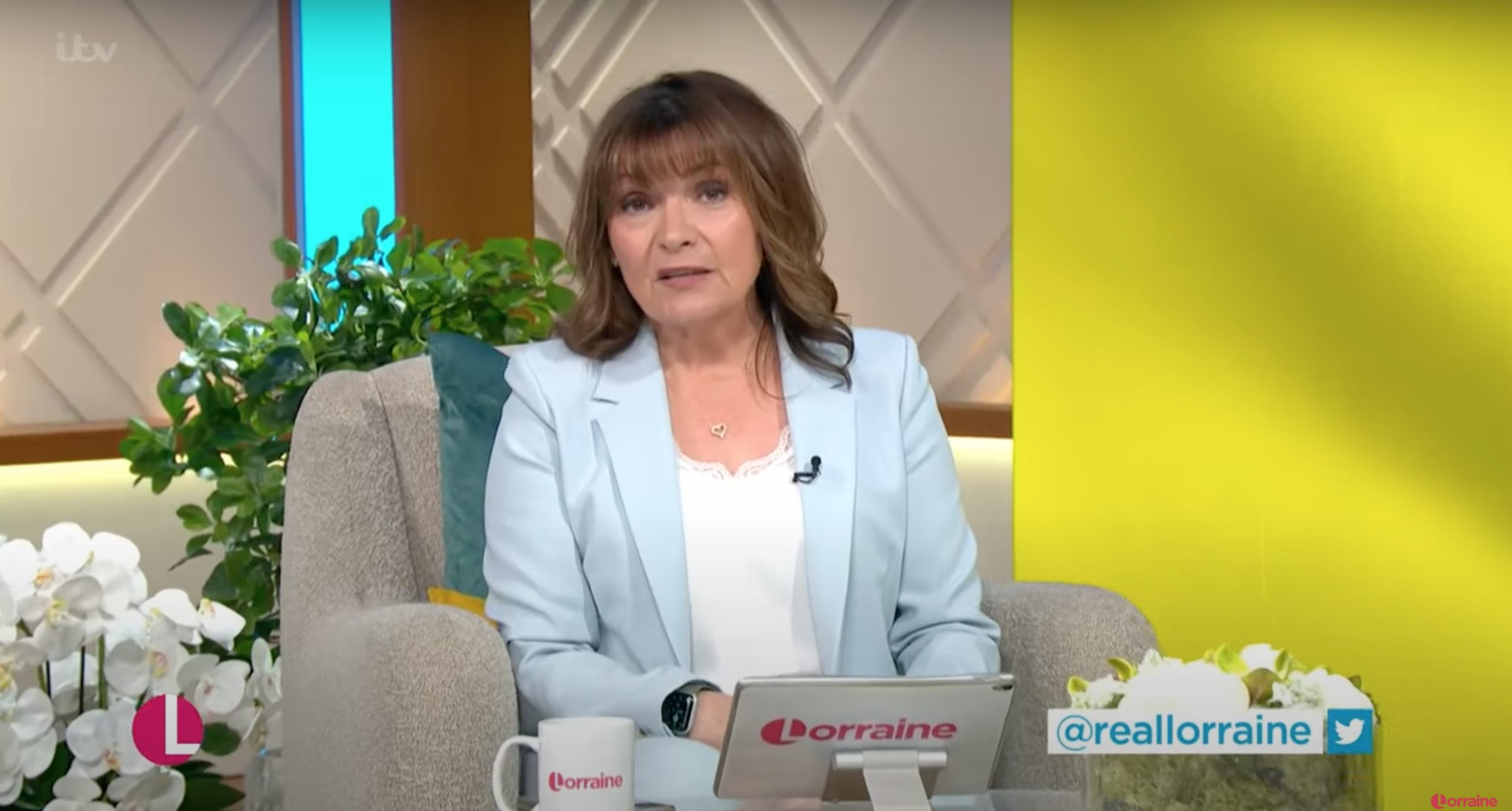 Lorraine Kelly last week