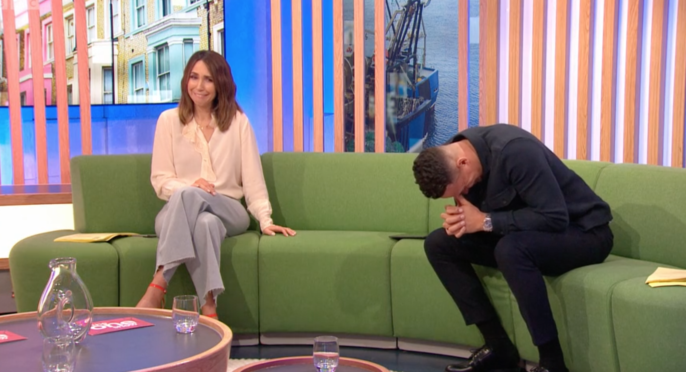 Alex Jones and Jermaine Jenas on The One Show