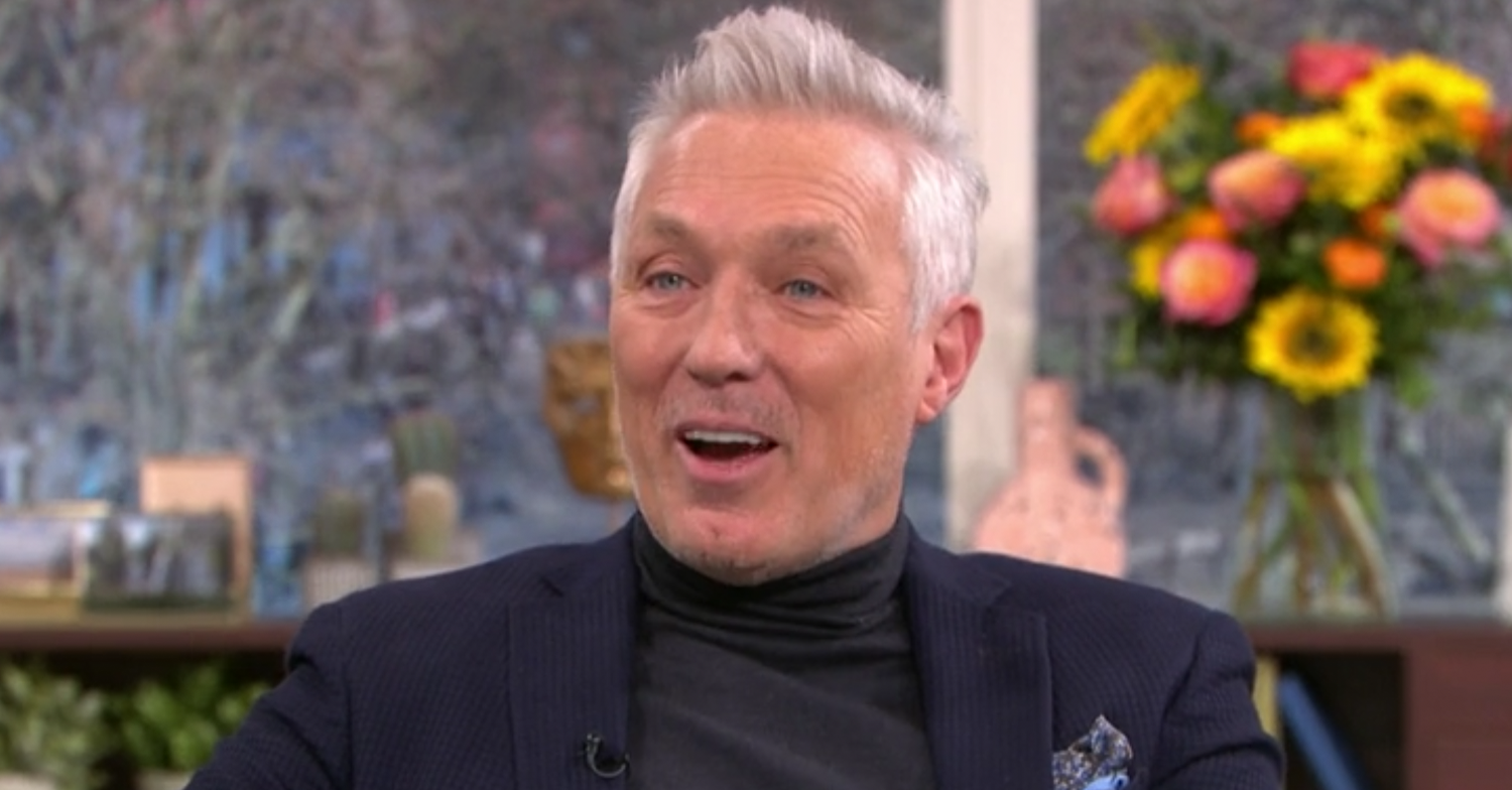 Martin Kemp smiling on This Morning