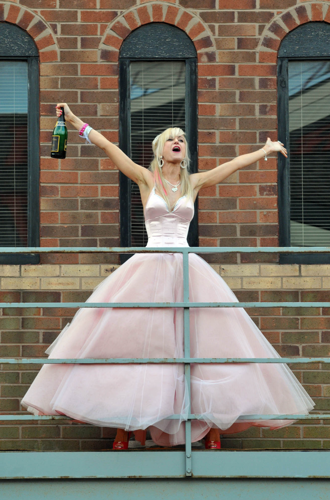 Coronation Street Becky McDonald gets drunk at her first wedding