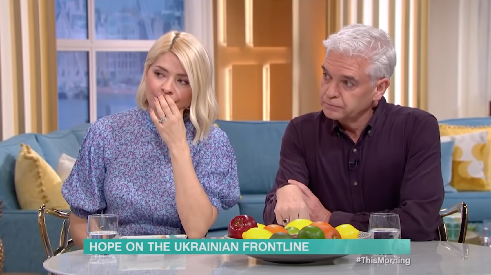 Holly and Phil get upset on This Morning