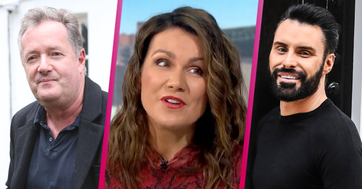 GMB host Susanna with Piers and Rylan
