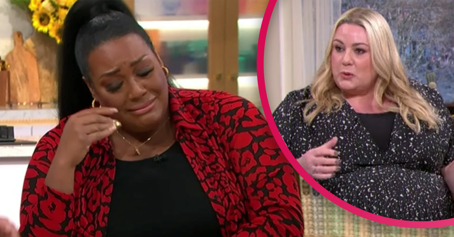 Alison on ITV show This Morning crying