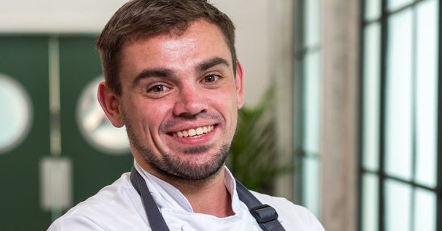 great british menu chef Mark smiling