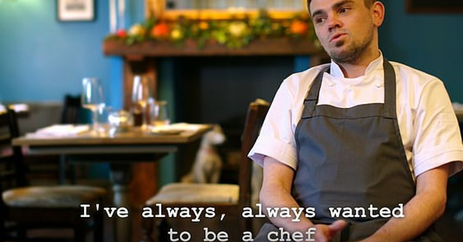 great british menu chef Mark with subtitles