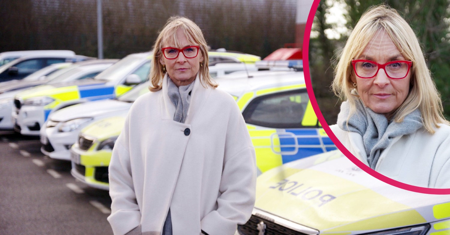 Louise Minchin looking upset in show about her stalker