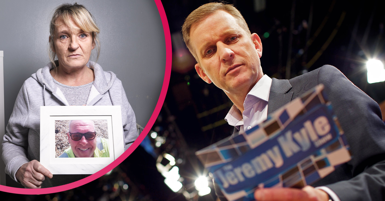 Jeremy Kyle on his show with a woman from a new documentary