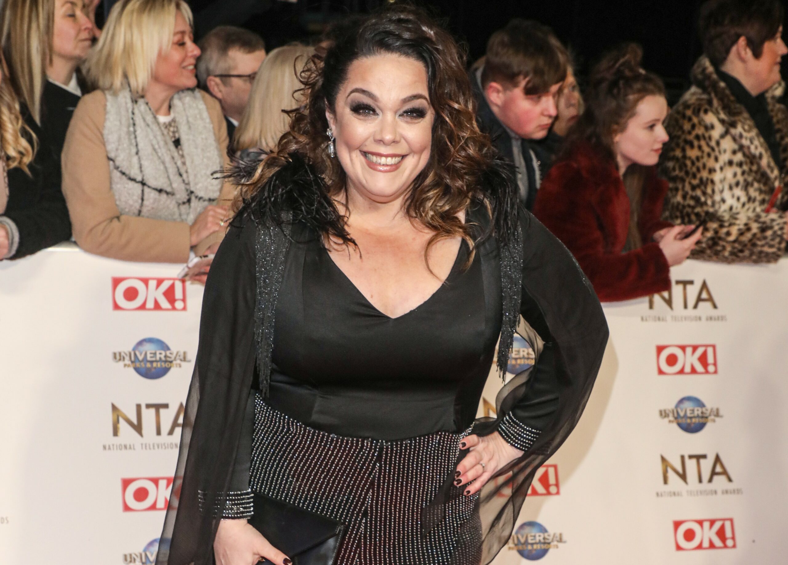 Lisa Riley at the NTAs in 2020