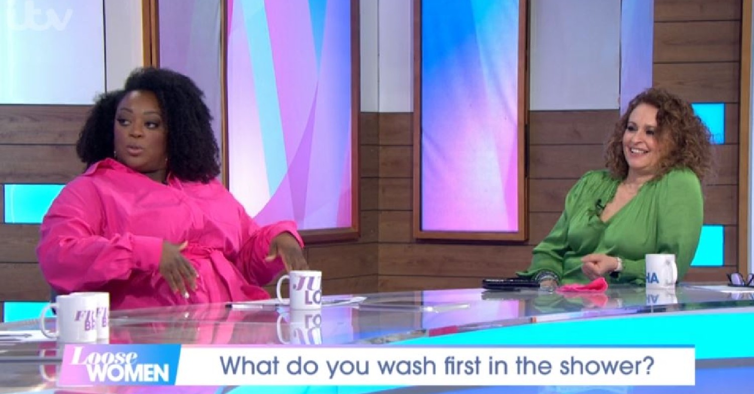 Judi and Nadia on Loose Women today