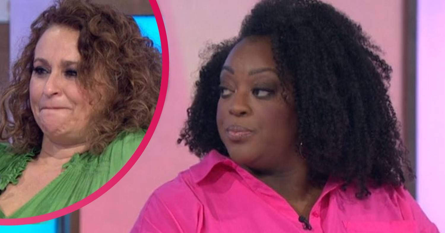 Nadia and Judi on Loose Women today