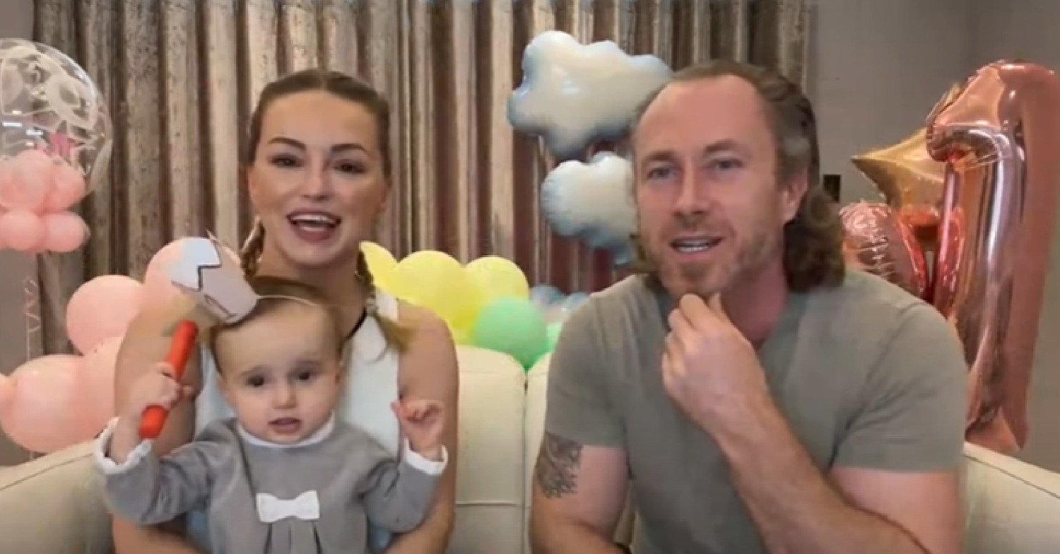 James Jordan and wife Ola with daughter Ella