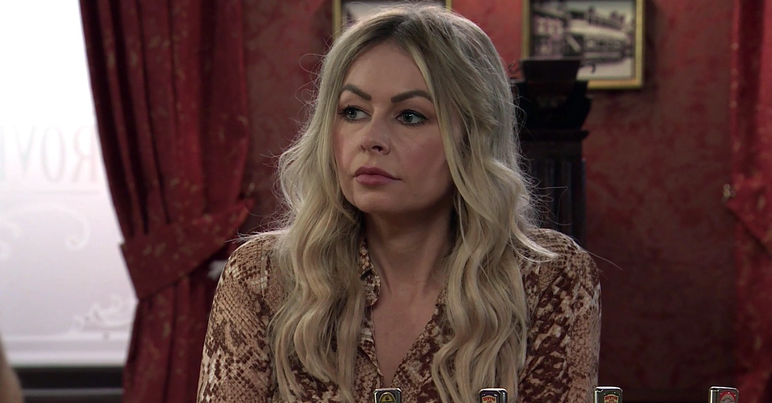 Laura's back - and dying - so that's 'Classic Corrie' (Credit: ITV)