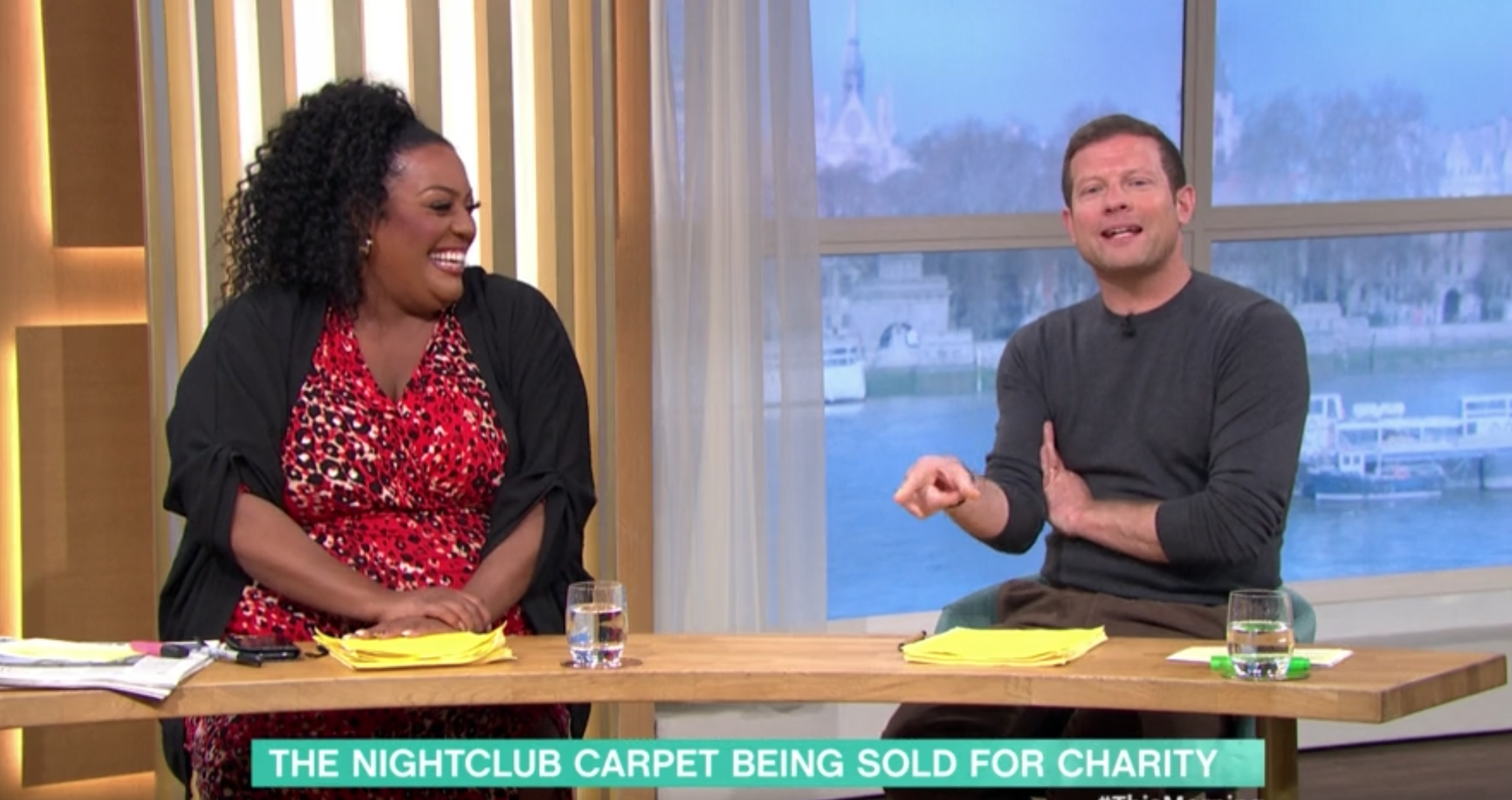 Alison and Dermot presenting This Morning today