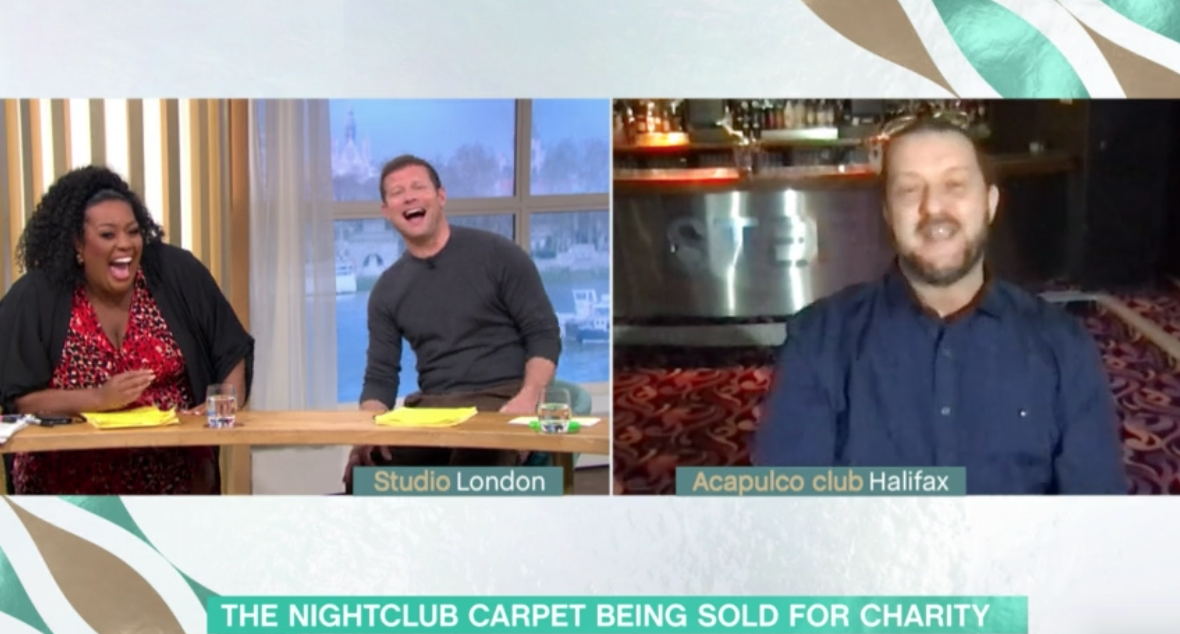 Alison and Dermot presenting This Morning today