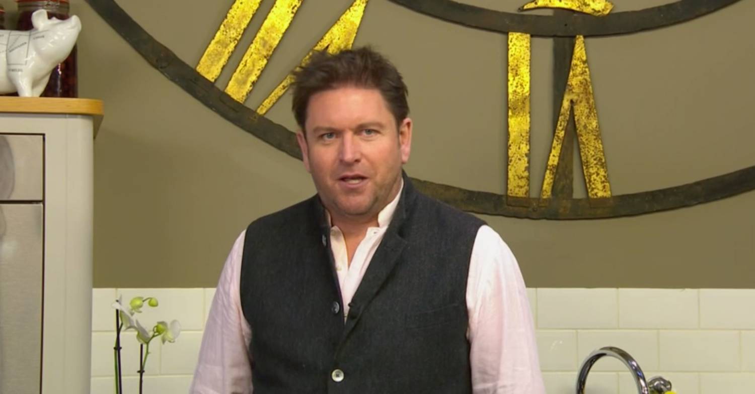 James Martin presenting on James Martin's Saturday Morning on ITV
