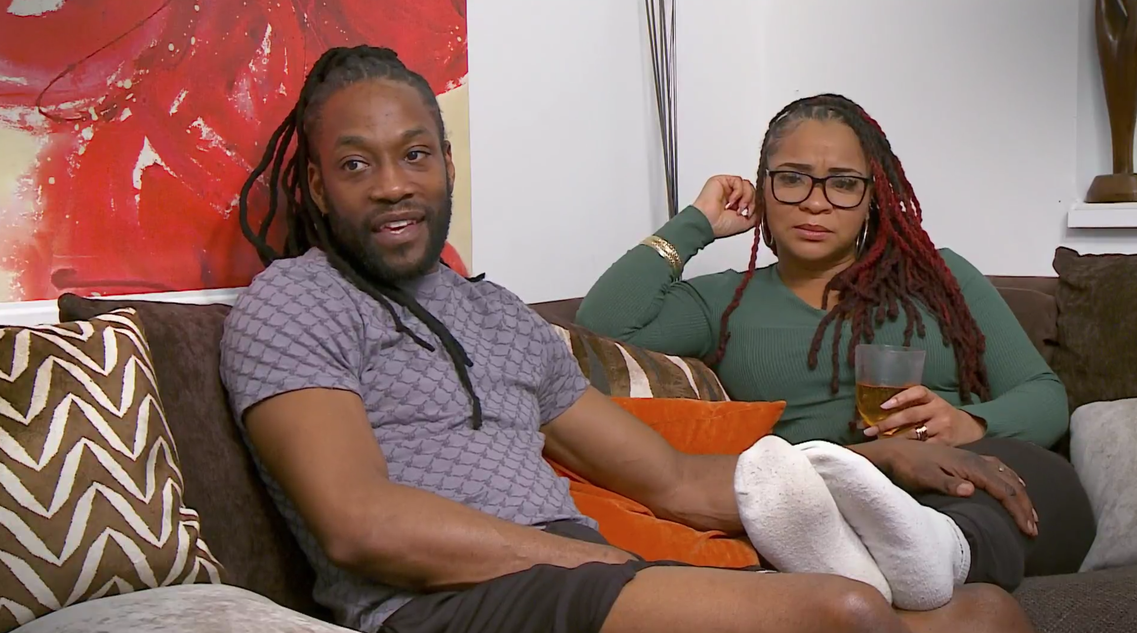 Marcus and Mica on Gogglebox
