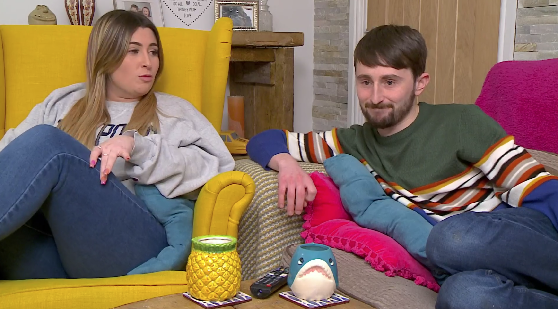 Sophie and Pete on Gogglebox