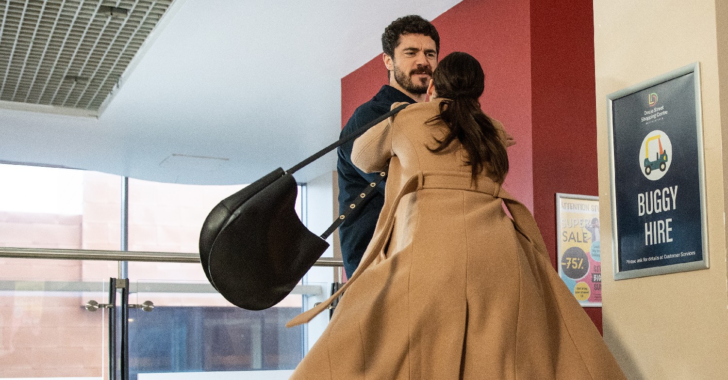 Lydia will try to kill Adam next week on Coronation Street (Credit: ITV)