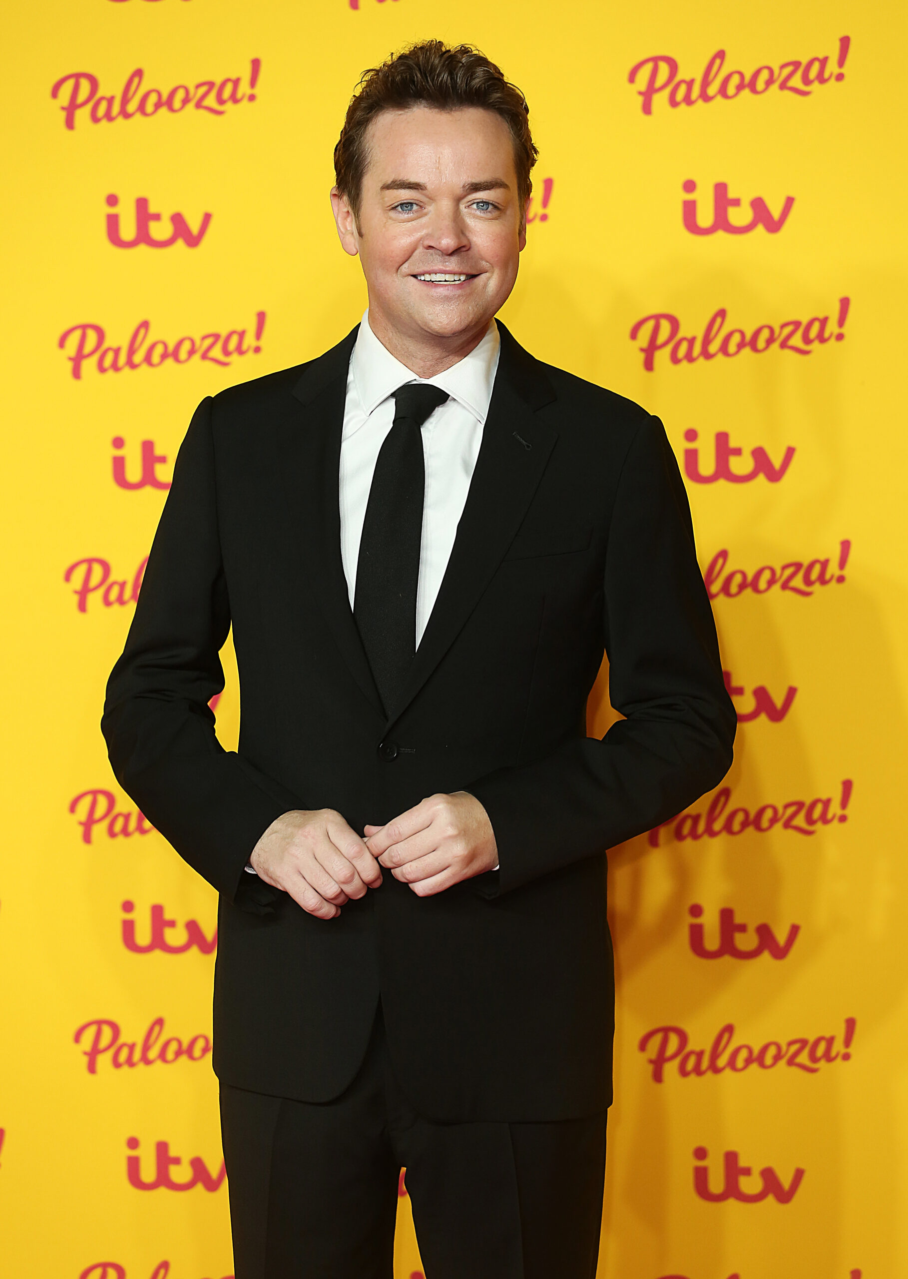 saturday night takeaway star Stephen Mulhern smiling at an event