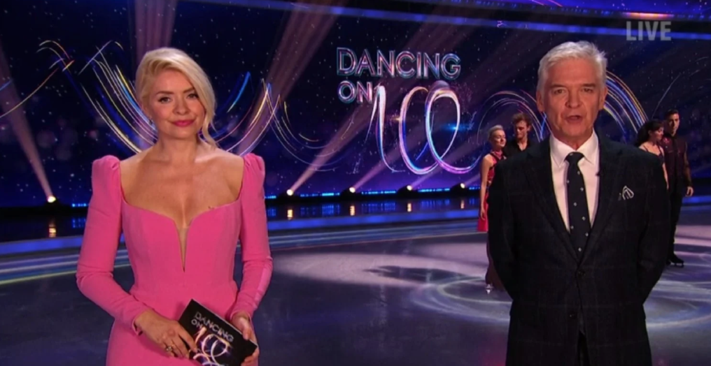 Holly Willoughby and Phil on Dancing on ice