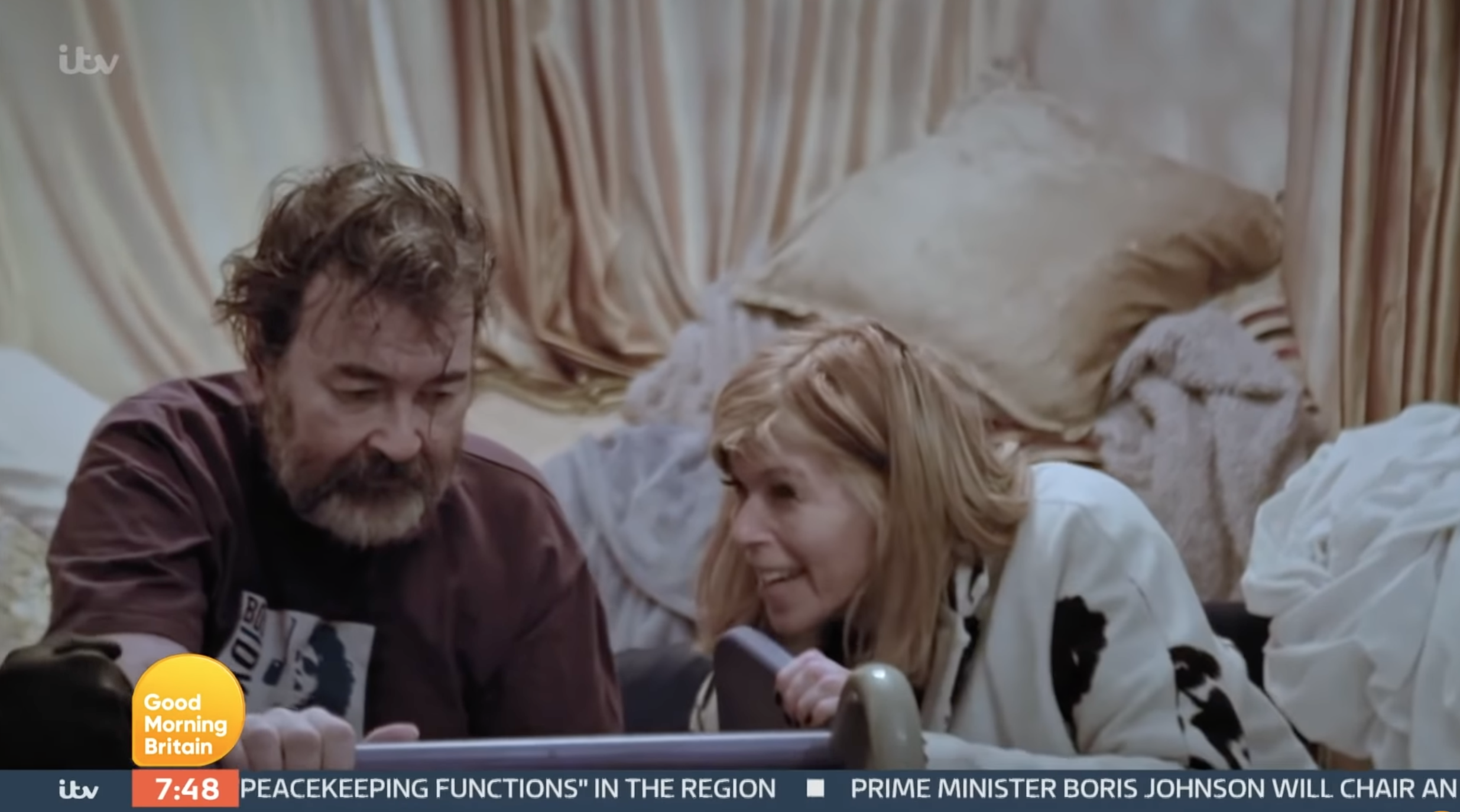 Kate Garraway helping her husband Derek