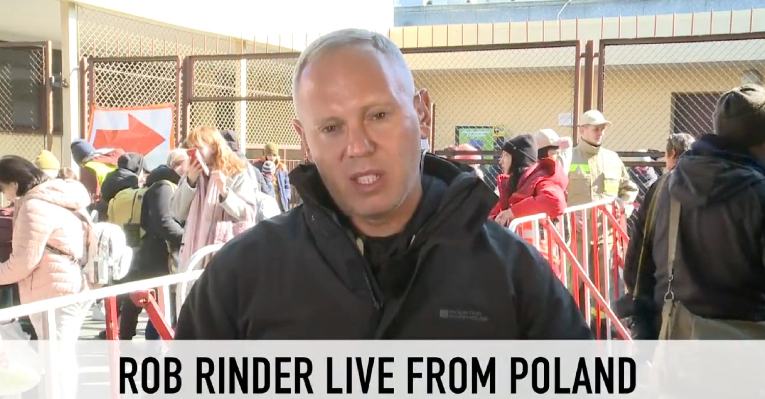 Judge Rinder reporting from the Ukraine border in Poland