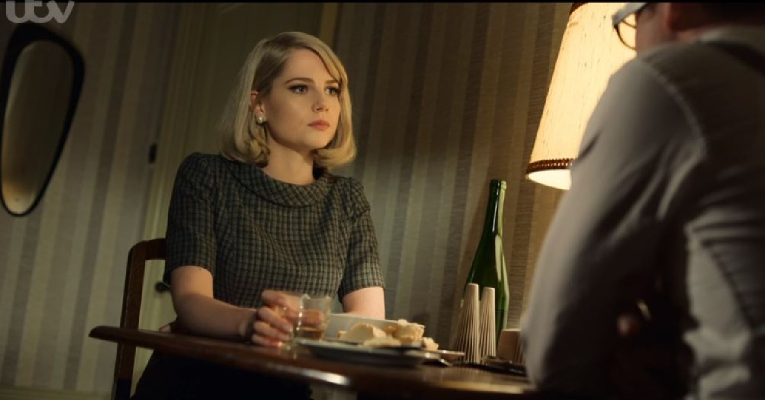 Lucy Boynton in ITV drama The Ipcress File