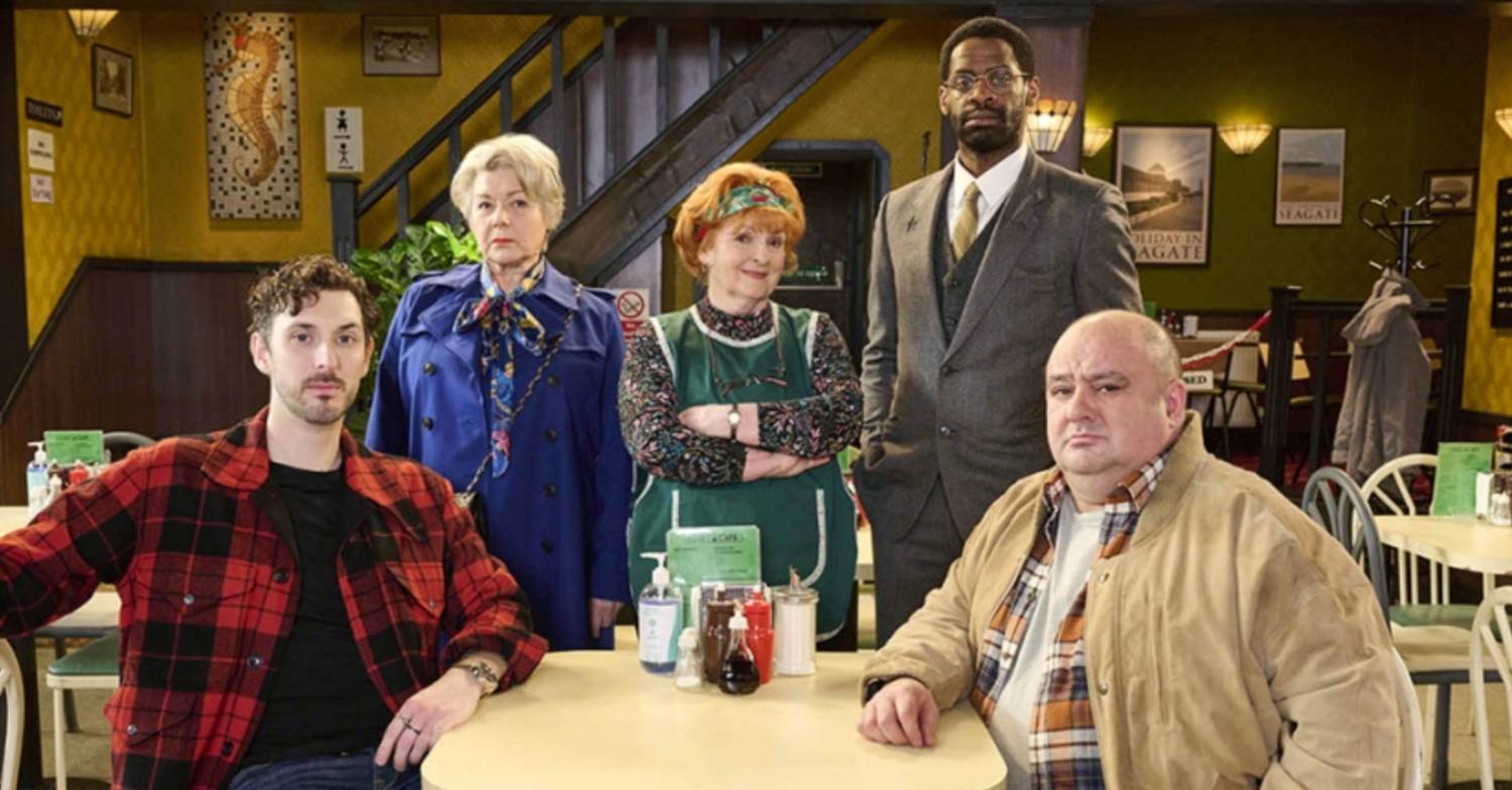 Councillor Bone, second from left, feuds with Kate