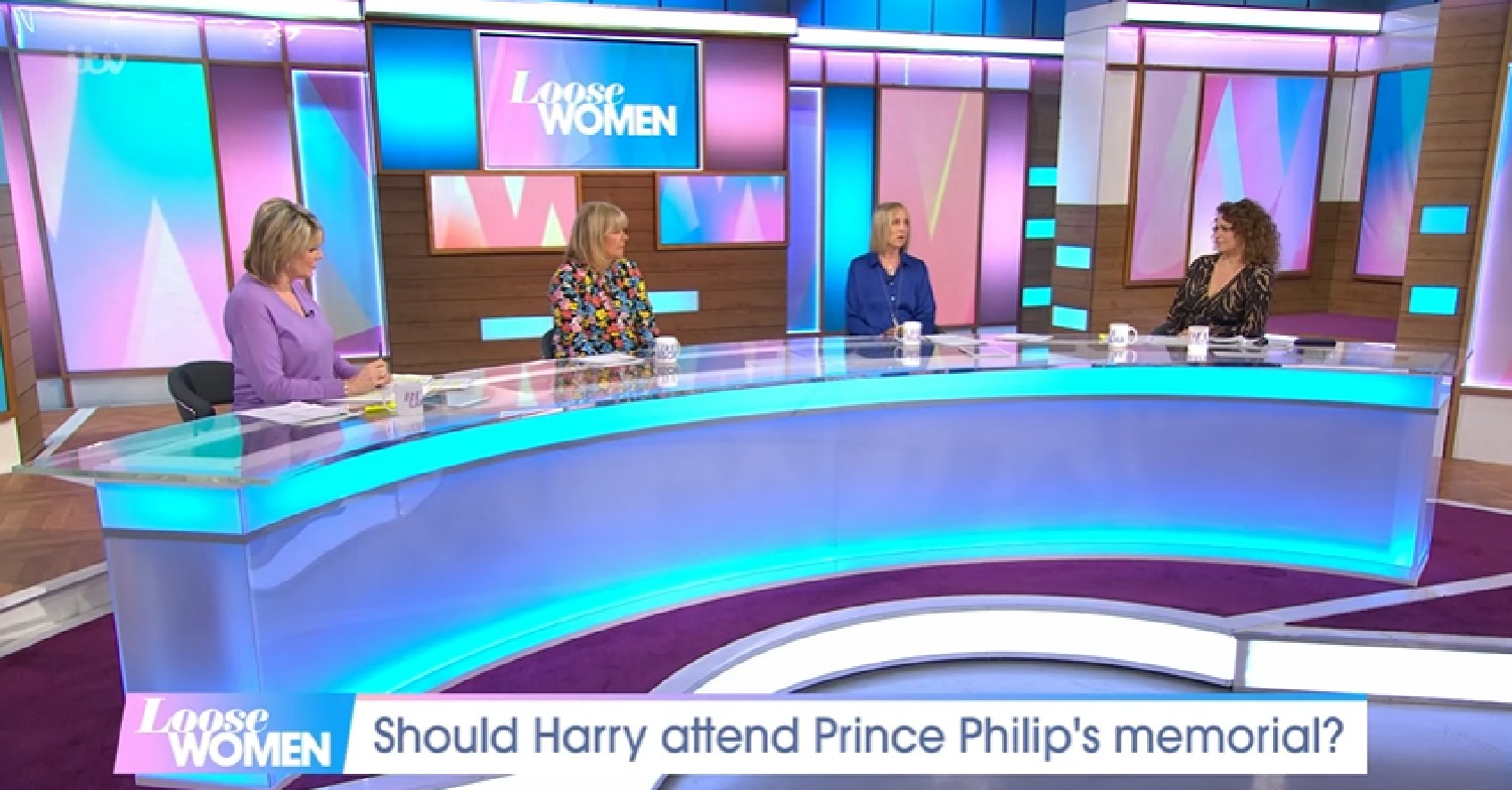 Ruth Langsford, Linda Robson, Carol McGiffin and Nadia Sawalha on the Loose Women panel