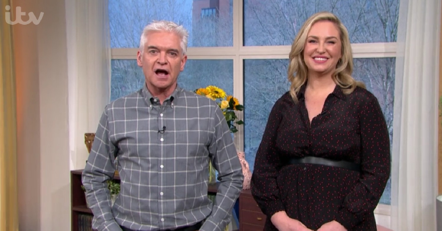 This Morning today: Phillip Schofield hosting with Josie Gibson on the show