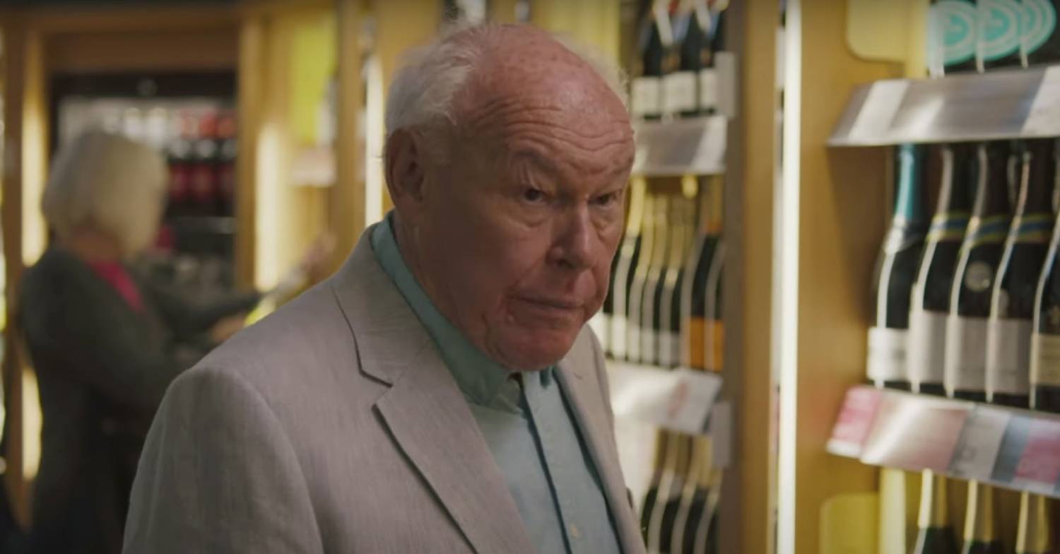 Timothy West looking stern in Last Tango in Halifax