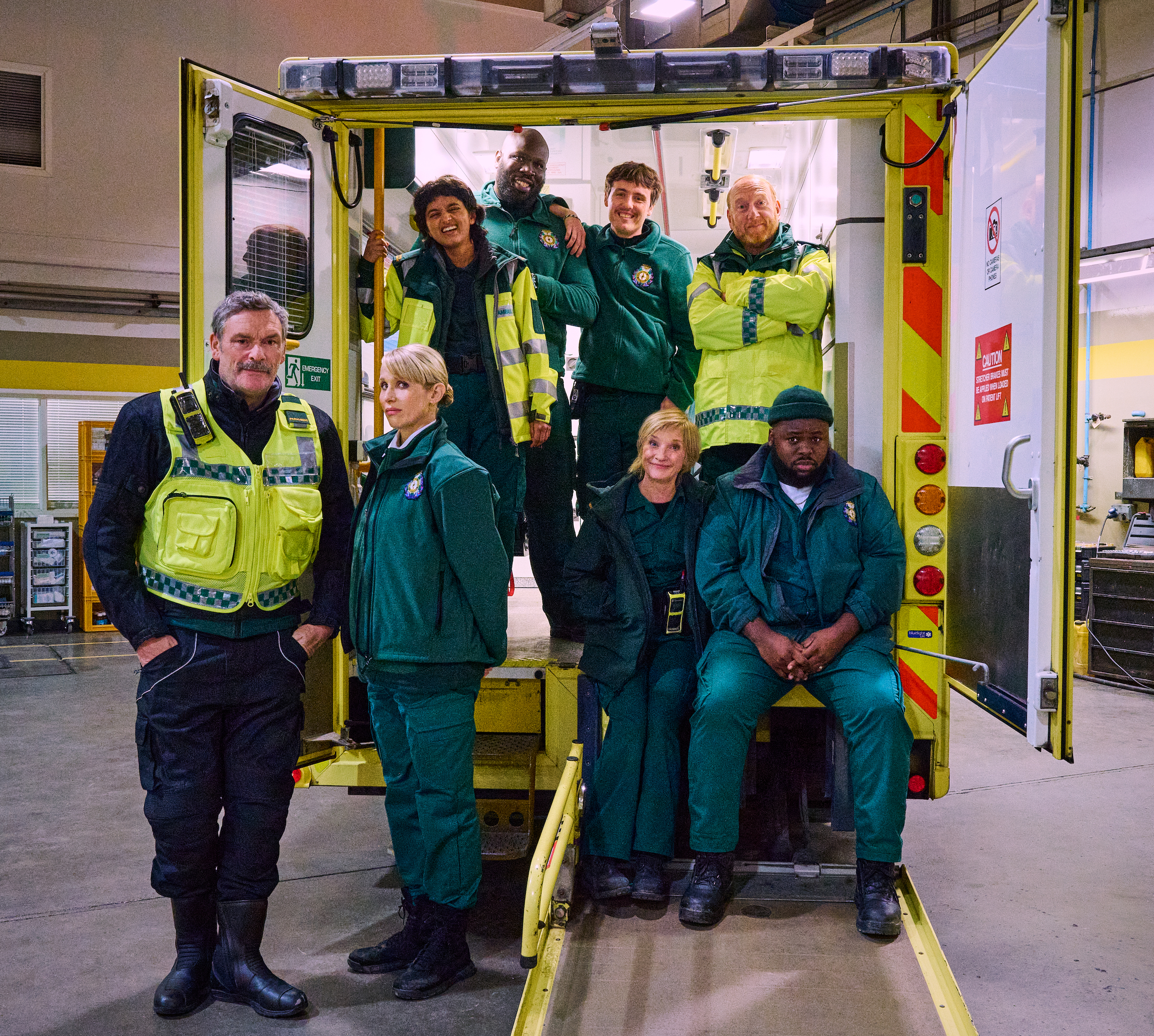 The cast of Bloods series 2 on Sky Comedy