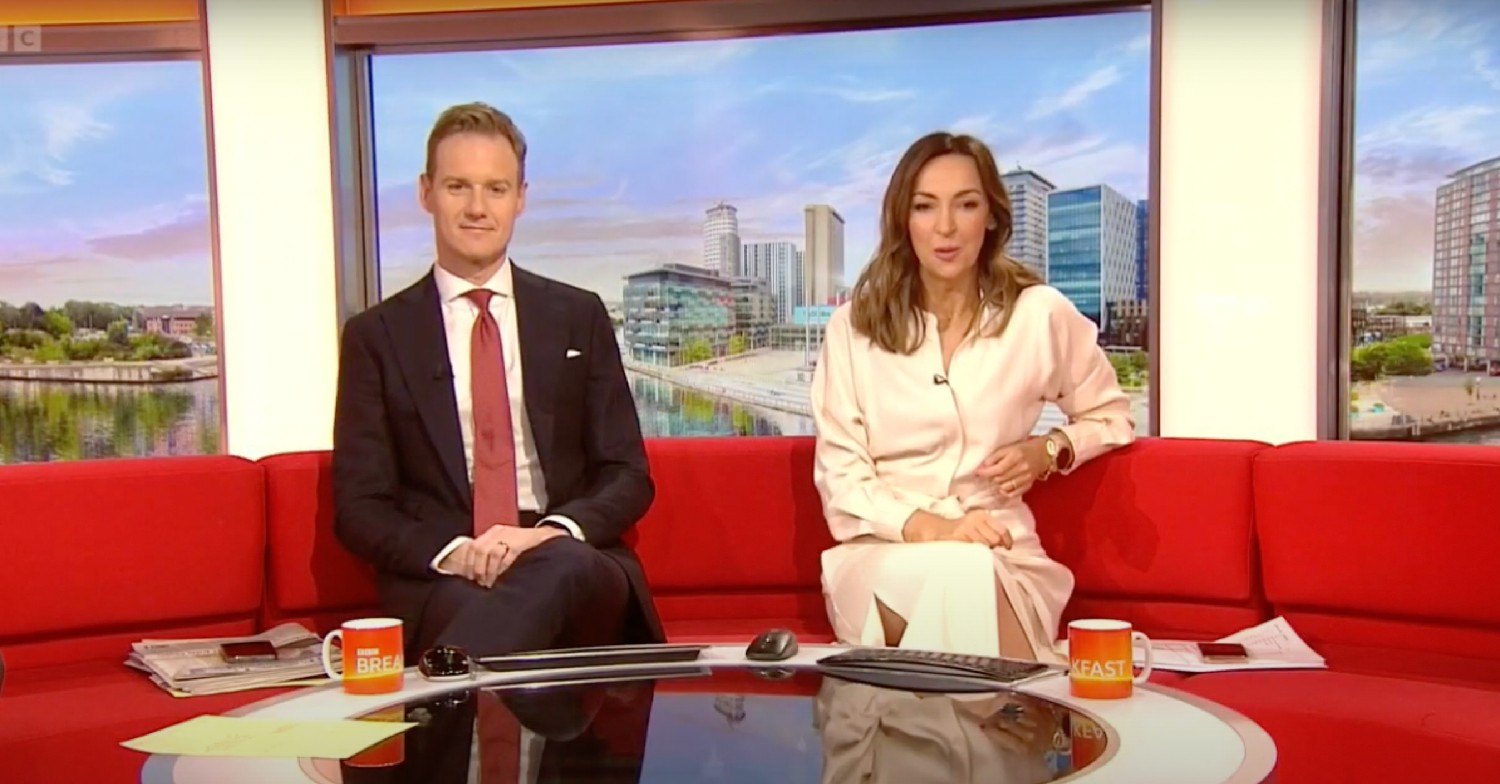 Sally Nugent and Dan Walker on BBC Breakfast