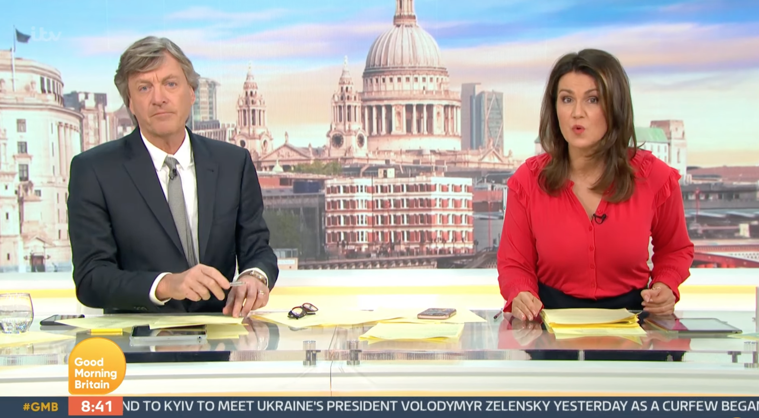 GMB hosts Richard Madeley and Susanna Reid on the show